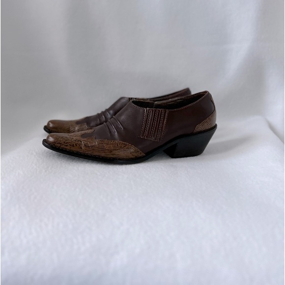 Matisse Size 7 1/2 Brown Western Style Leather Shooties - Picture 2 of 11